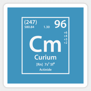 Curium Element Sticker